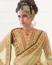 wedant FAshion Wedding Heavy Work Dulhan Collection Self Design Lahengha Choli Orange & Cream